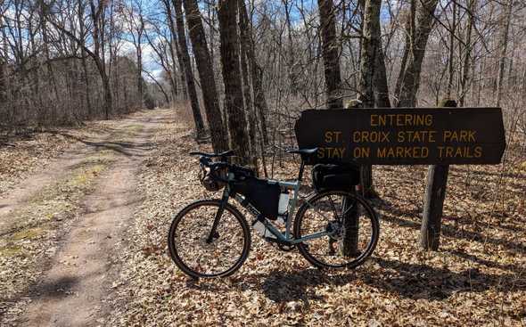 Entering St. Croix State Park
