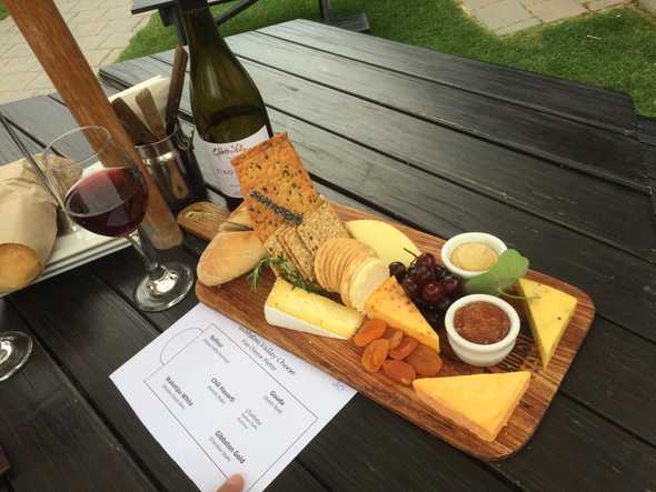 wine and cheese